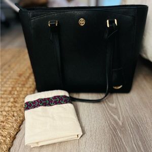 Tory Burch Robinson Leather Tote